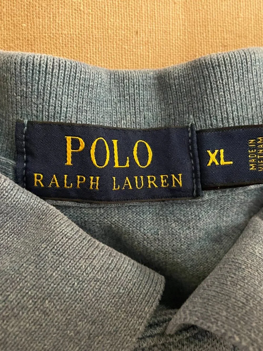 Ralph Lauren Polo Men's Size XL Denim Blue‎ Preppy Ivy League Casual Luxury